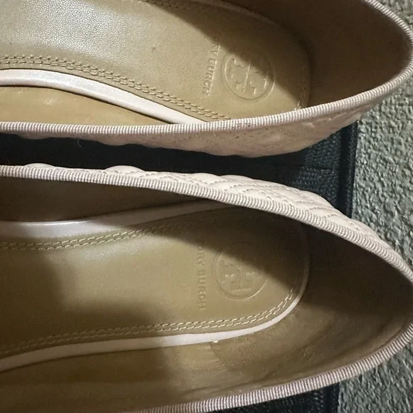 Tory Burch Women's Quilted Ballet Flats - Picture 3 of 4